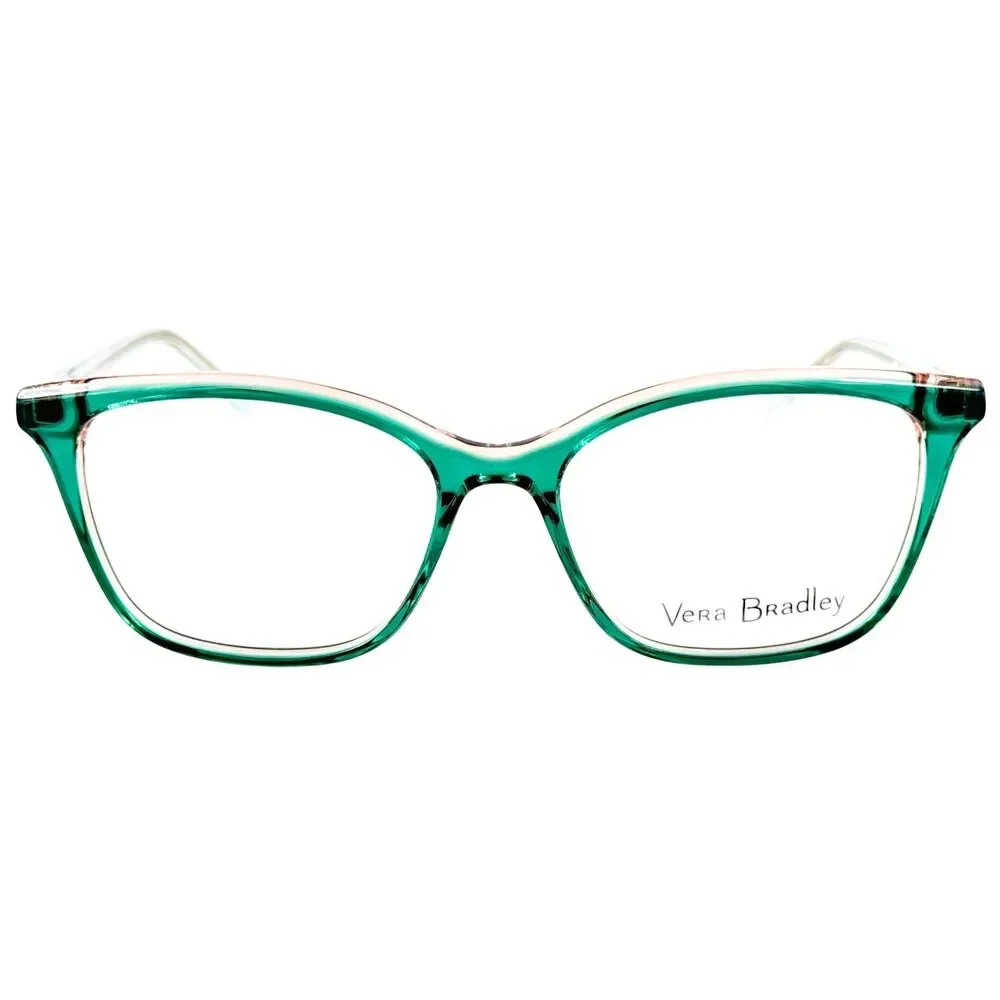 Vera Bradley Sage Womens Plastic Eyeglass Frame Rain Forest Fauna 51-16